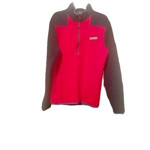Vineyard vines two tone fleece with wind padding